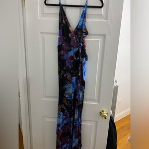 Free People silk jumpsuit